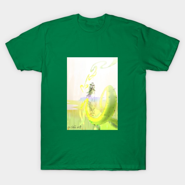 Digital Verdure- Nahida T-Shirt by aishiiart